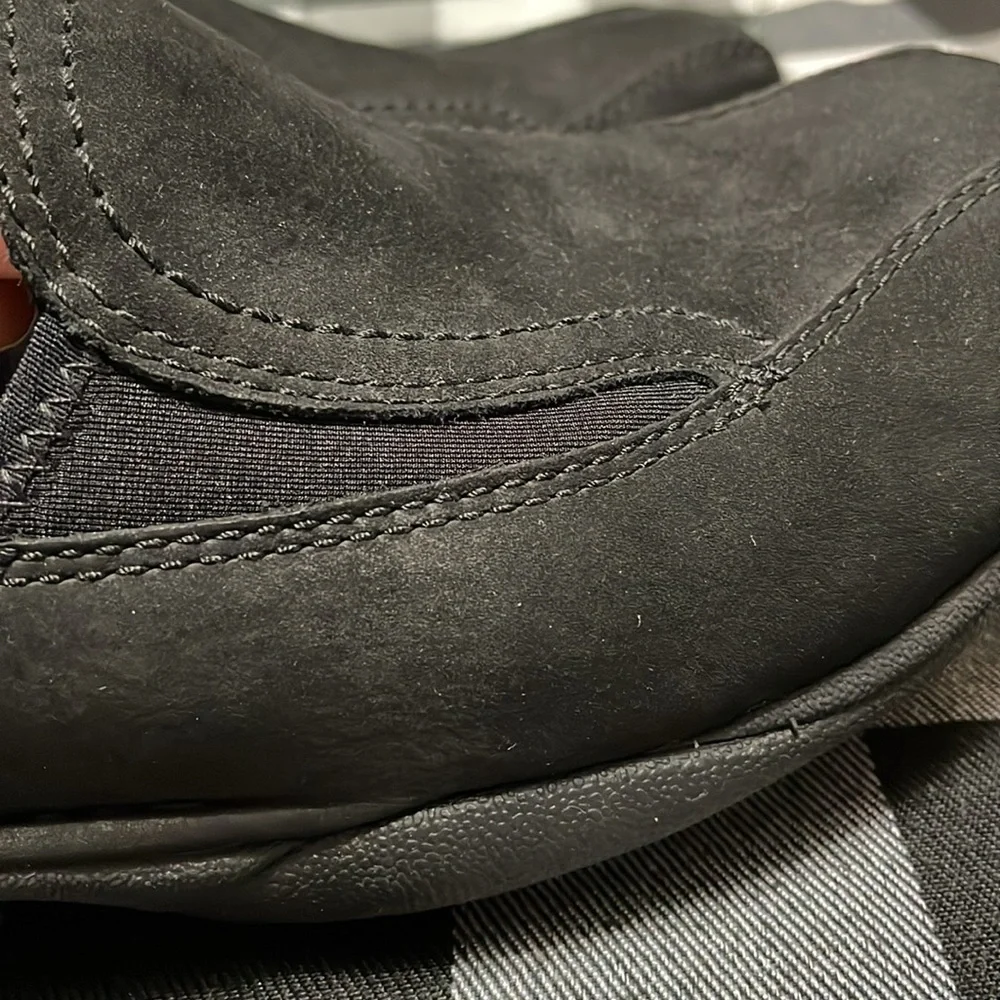 Merrell Primo Moc II Midnight Black Suede Air Cushion Shoes Women's Sz 7 Loafers